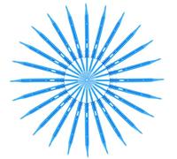 Toyvian 100 Pièces Émetteurs de Goutte à 3/5mm en Plastique Bleu | Arrosage Économe, Structure Droite à Jet Direct, pour Pots, Légumes, Balcon et Serrage