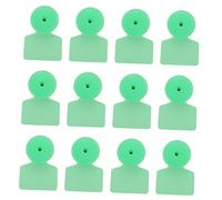 Toyvian 100 Pièces Étiquettes Oreille pour Animaux Étiquettes Vert pour Identification de Bétail Moutons et Porcs Résistantes Aux Intempéries Légères et Durables