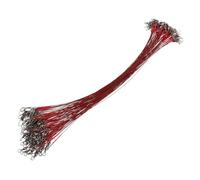 Toyvian 100 pièces Fil de Anti-Morsure avec Émerillon Ligne de Montage Résistante pour Brochet et Mer