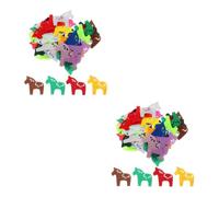 Toyvian 100 Pièces Ornements en Feutre Chevaux Scandinaves, Décorations