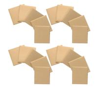 Toyvian 100 Pièces Plaque de Laiton Mince pour Batterie de Pomme de Terre, | Feuille Jaune à Surface Lisse, Insertion Rapide Fruits, pour Enseignants, Élèves et Expériences