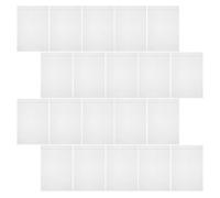 Toyvian 100 Pièces Sachet Zip Réutilisable 8 Mil 14x10cm Blanc | Fermeture Hermétique, PE Résistant, Lot Pratique pour Petits Objets et Organisation, Usage Quotidien