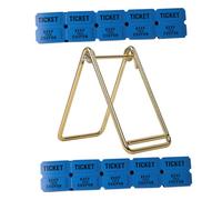 Toyvian 1000 pièces Billets Multicolores avec Support doré Billets Doubles DIY pour Carnaval Halloween et activités Scolaires