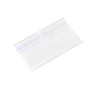 Toyvian 100Pcs Porte-étiquettes transparent pour fils étagère étiquette de prix au détail officiel panneau support d'affichage