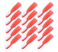 Toyvian 100pièces Brosse à Dents à Doigt pour Adultes Brosse à Dents Mini pour Prisons Nettoyage des Gencives avec Poils Extra-souples Outil de Soins Bucco-dentaires Portable
