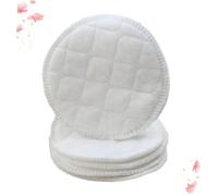 Toyvian 100pièces Lot de Coussinets Allaitement Lavables Anti-fuites Trois Couches pour Protection et Allaitement des Jeunes Mamans Blanc