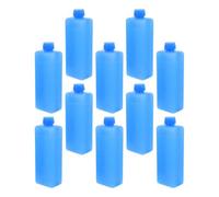 Toyvian 10pcs Poches de Glace Réutilisables en PE Bleu pour Air Cooler, Conception Portable, à Placer dans le Réservoir d’Eau, pour Saison Chaude et Déplacement