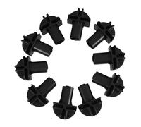Toyvian 10pièces Accessoires Et Connecteurs Plastique pour Cages à Rangement Modulaire Et Organisateurs De Placard Améliorez La Mobilité Durabilité