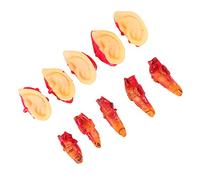 Toyvian 10pièces Accessoires Halloween Étranges Et Sanguinolents pour Décorations De Fête Horrifique De Doigts Severés Et Oreilles Effrayantes Doigts Sanguinaires Oreilles