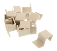 Toyvian 10pièces Bed Support Brackets Plastic Rail Fasteners Center Frame Fixing for Crib Rails and Bed Frame Stability