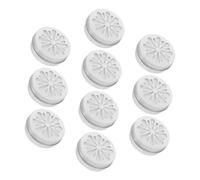 Toyvian 10pièces Boîtes De Dressage Sensoriel Chien Aluminium Contenants Ronds pour Entraînement Nez Kit Polyvalent pour Chiens Et Chevaux Résistantes Et Sécurisées