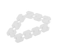 Toyvian 10pièces Cache Prise Garçon Fille Sécurité Protection Prise Électrique Conforme Norme Européenne Verrouillage Rotatif Sûr Pour Garçon Fille Empêchant Choc Électrique