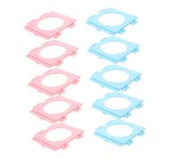 Toyvian 10pièces Connecteurs de Tuyauterie Externes pour Cage à Hamster Remplacement de Tunnel Plaque de Connexion Accessoires pour Cage Animaux Tuyau de Jeu pour Hamster