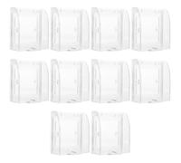 Toyvian 10pièces Electrique Garçon Fille Cache Prise Murale Transparent Pour Sécuriser Les Prises Standards Garçon Fille Les Risques Électriques