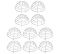 Toyvian 10pièces Support pour Boules De Mousse Aquarium Cage De Plantation pour Fougères Et Plantes Aquatiques Couvercle De Plantation Maille Équipement Aquarium