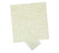 Toyvian 10pièces Tapis De Sol Mousse Interconnectés Bois Pour Lot De Matelas De Jeu Doux Et Confortable Pour Salle De Jeux Salon Tapis De Motricité De Épaisseur Couleur Bois