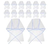 Toyvian 12 Bonnets Jetables pour Mèches de Cheveux Cape, Accessoires Coiffure, Plastique Imperméable, Faciles à Utiliser, Salon ou Barber Shop