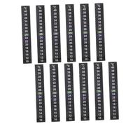 Toyvian 12 pièces Autocollants Thermomètre pour Aquarium Lot de Stickers Adhésifs Mesure de Température Précise pour Réservoirs de Poissons et Aquariums