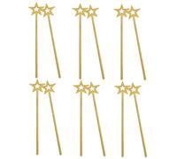 Toyvian 12 Pièces Baguettes Étoile Scintillantes pour Jeu Dimagination Filles Accessoires Costume Princesse Fée Légères et Confortables pour Fêtes Anniversaire Halloween Noël Cosplay