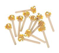 Toyvian 12 pièces Bâtons Miel Décoratifs avec Fausse Gelée et Abeille Ornement de Table pour Fête Anniversaire Abeille Décoration Plateau à Plusieurs Niveaux pour Festival Printemps-