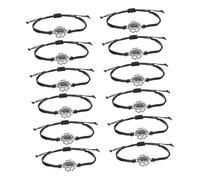 Toyvian 12 pièces Bracelet de Football Tressé Ajustable Bracelet Corde de Soccer Chic et Élégant pour Garçons et Filles