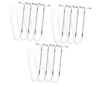 Toyvian 12 Pièces De Lampadaire Lumineux LED Décor Mini Lanternes Décoration Miniature Décorative Lampadaire Miniature Lampadaire Maison De De
