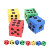 Toyvian 12 pièces Dés Mousse Colorés Dés et pour Jeux Éducatifs Jeux de Société et Activités de Groupe Garçon Fille