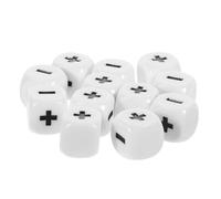 Toyvian 12 pièces Dés Opérateurs Mathématiques Durables pour Enseignement et Jeux Amusants Classe et Fêtes
