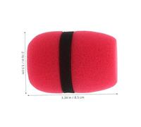 Toyvian 12 Pièces Housses Microphone Mousse Réutilisables Bruit Protection Vent pour Micro Main Du Vent et Bruit pour Interviews Ktv Discours