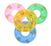 Toyvian 12 pièces mini bouée de sauvetage décoration maison jouets pour décoration maison boa poupées pour fille bibelots modèles de bouée de sauvetage décoratifs ornements pour anneaux de natation pp