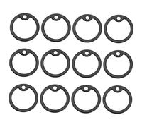 Toyvian 12 pièces pour Plaques Identité Chien et Chat Silicone Protection Bruit Lot de Anneaux Élastiques pour Médaille Animal des Claquements et Protection des Bords