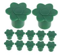 Toyvian 12 Pièces Protections Plastique pour Poteaux Bambou Couvre Canne Résistants Aux Intempéries pour Support de Plante et Décoration de Jardin Extérieur