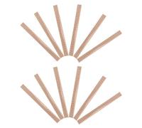 Toyvian 12 Pièces Purfling Guitar Strips Okoumé Naturel Renfort pour Guitare Acoustique et Classique Bande de Renfort Intérieure Support Latéral et Amélioration Sonore