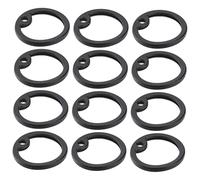 Toyvian 12 pièces Silicone pour Médaille Identification de Chien du Bruit et Protection des Bords des Plaques pour Chiens et