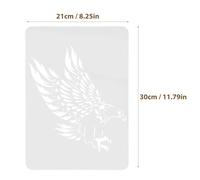 Toyvian 12 Pochoirs pour Peindre des Animaux Modèles de Dessin en Plastique Réutilisables Tailles Variées pour Décoration Murale Loisirs Créatifs Journaling et Travaux Manuels