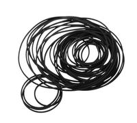 Toyvian 120 Pièces Ceinture Bruit en Caoutchouc Noire pour Lecteur Cassette Compatible Multi-appareils et Platine Vinyle pour Bibliothèques et Salles D'étude