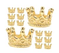 Toyvian 120pièces Pendentifs Couronnes Miniatures Alliage Pour Créations Artisanales Charms Pour Bijoux Décorations Et Accessoires De Mode