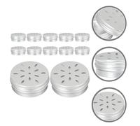 Toyvian 12pièces Boîte De Dressage Odeurs Chien Aluminium Coffret Scent Training Tool Conteneur Outil Nez Chien avec Couvercle pour Petit