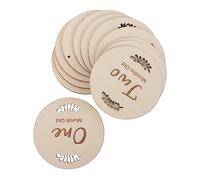 Toyvian 12pièces Cartes Commémoratives De Croissance Pour Capturer Les Étapes Mensuelles Moments Précieux Pour Album Photo Souvenir