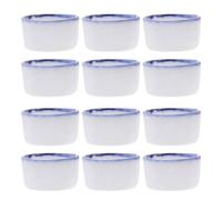 Toyvian 12pièces Lot de Coupelles Céramique pour Eau Reptiles Et Arachnides Petit Bassin pour Terrarium Alimentation Hydrique pour Petits Animaux Et Petite Faune