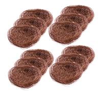 Toyvian 12pièces Nid Oiseau Artificiel pour Nichoir Décoration Artisanale Et Accessoires De Photographie pour Micro-Paysage Et Fête