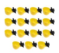 Toyvian 15 Pièces Abreuvoir Automatique pour Volailles Distributeur Eau Pratique pour Poules Canards et Cailles Fabriqué Matériau Durable Facile à Utiliser Transporter