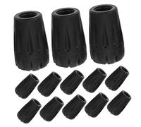 Toyvian 15 pièces Embouts de Canne Randonnée Antidérapants Plastique Protections de Pointe pour Bâtons de Marche Accessoires Trekking Durables et