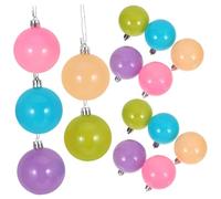 Toyvian 15 Pièces Ornement Globe Ornements de fête de Mariage décor de fête de Noël