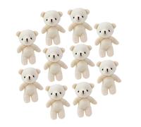 Toyvian 15 pièces Porte-clés Ours Peluche Mini Peluche Ours Portable Pendants DIY Décorations Charmantes pour Adultes