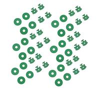 Toyvian 150 Ensembles Clip de Fixation pour Accessoires Verts pour Suspendre Plantes et Câbles Installation Facile Durable et Pratique pour et