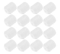 Toyvian 150 Inserts de Charnière en Plastique Blanc Filetage Interne et Externe, Design Polyvalent Trois, Adaptés pour Vis Autotaraudeuses M4, Installation Facile pour Réparation