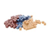 Toyvian 150 Pièces Dadiers Vides pour Activités Éducatives Dés Cubiques à pour Apprentissage Mathématiques et Jeux DIY Classe