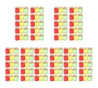 Toyvian 150 Pièces Décoration De Maison De Poupée Charmes Alimentaires De Simulation Mini Pots De Confiture Pot Miniature Bocaux En Verre Hexagone Enfant Un Verre Nourriture