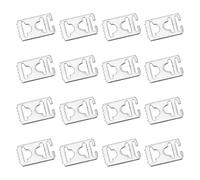 Toyvian 16 Pièces Boutons de Lacets Paresseux en Acier Inoxydable Argenté, Faciles à Utiliser, Fixant les Lacets pour Garçon et Filles et Personnes Âgées, Accessoires Invisibles pour